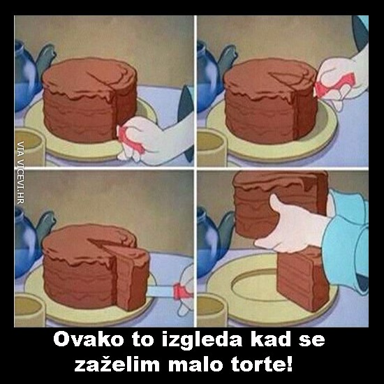 Kad se ja poželim malo slatkog