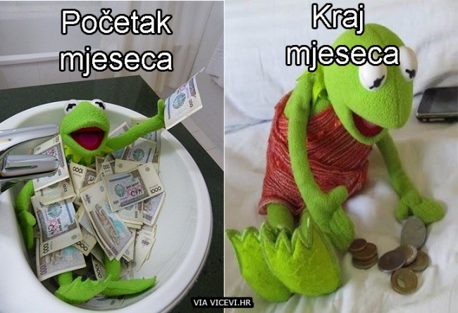 Kod mene je uvijek kraj mjeseca!