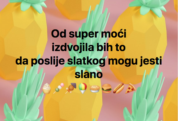 Koja je vaša super moć?