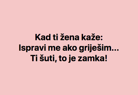 To je zamka!