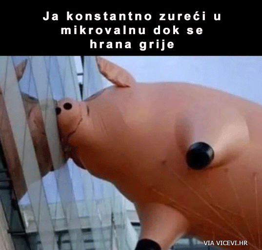 Na kraju se zagrije samo tanjur